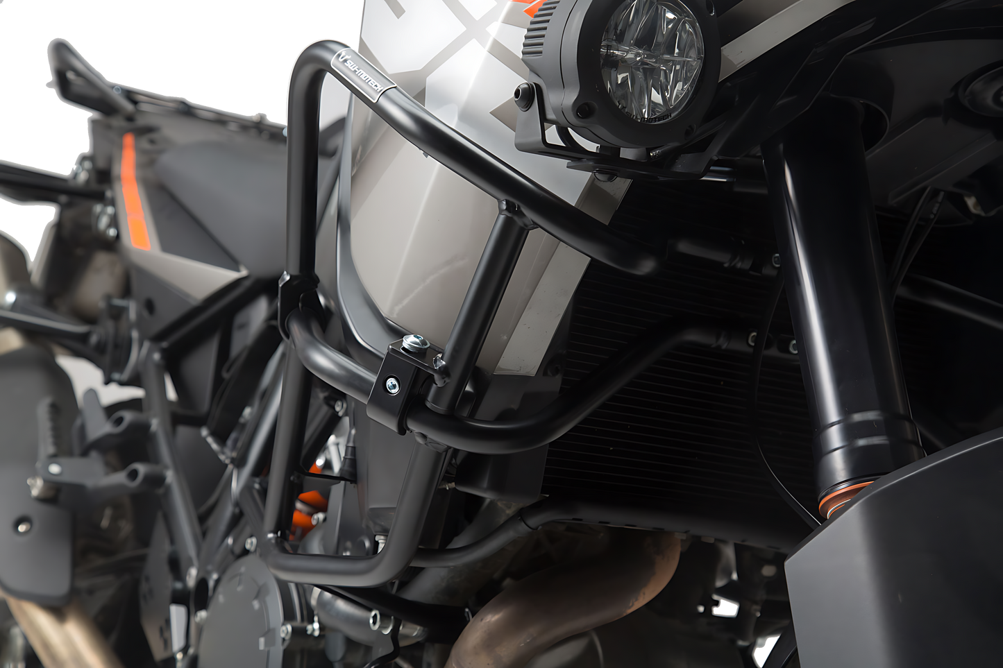 Protecciones sup. de motor para KTM original Negro. 1290 SAdv R / S (16-), 1090 Adv (16-).