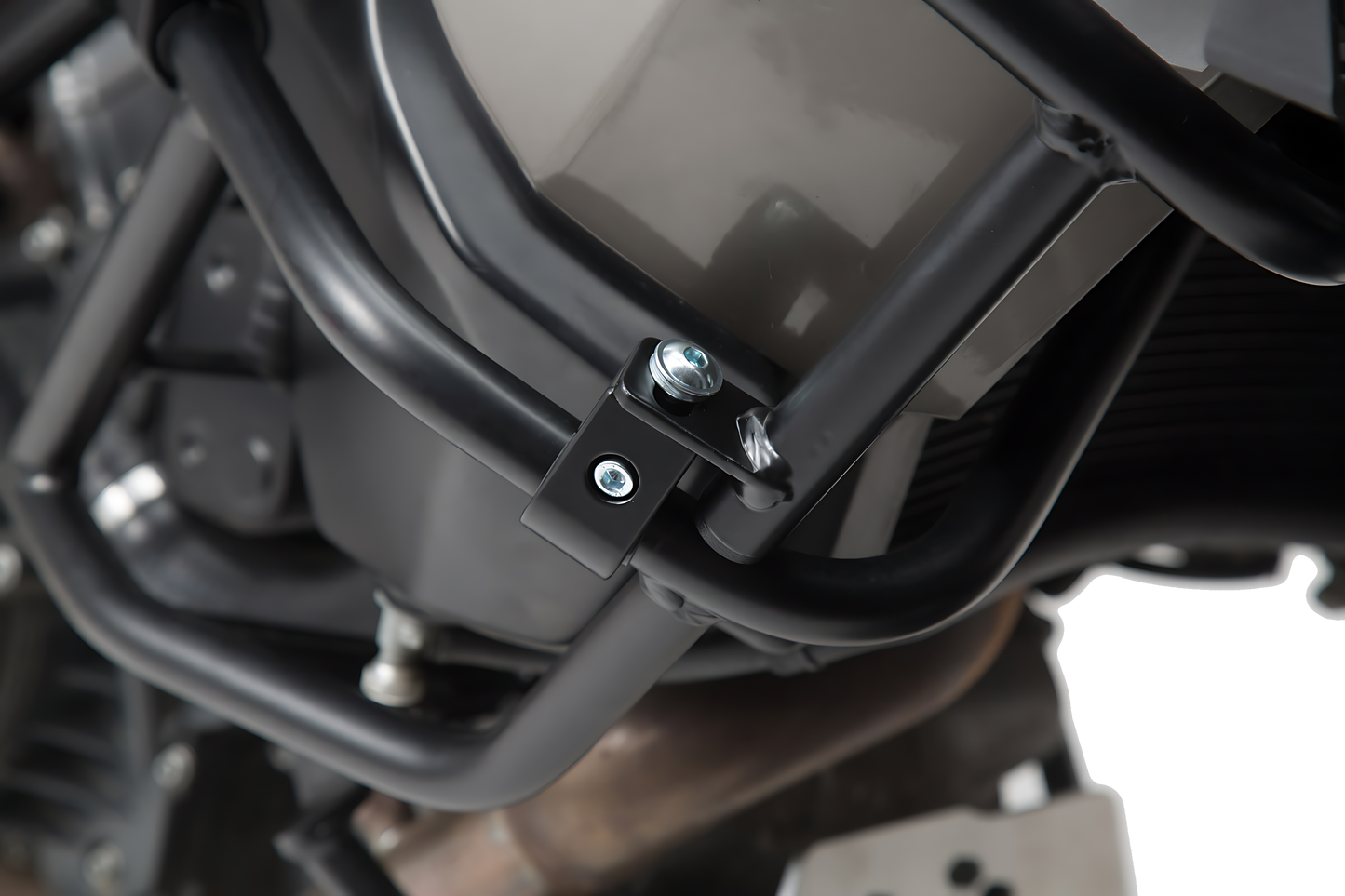 Protecciones sup. de motor para KTM original Negro. 1290 SAdv R / S (16-), 1090 Adv (16-).