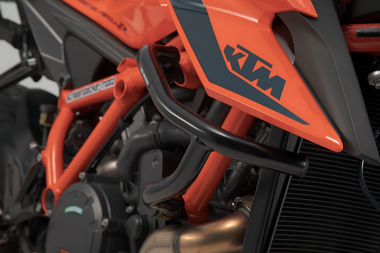 Protecciones laterales de motor Negro. KTM 1290 Super Duke R / EVO (19-).