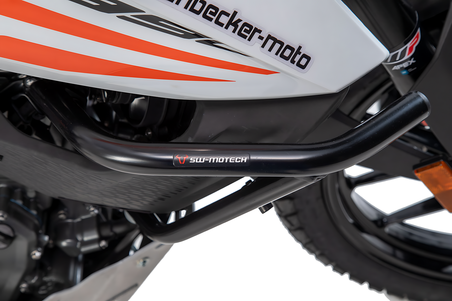 Protecciones laterales de motor Negro. KTM 390 Adv (19-).