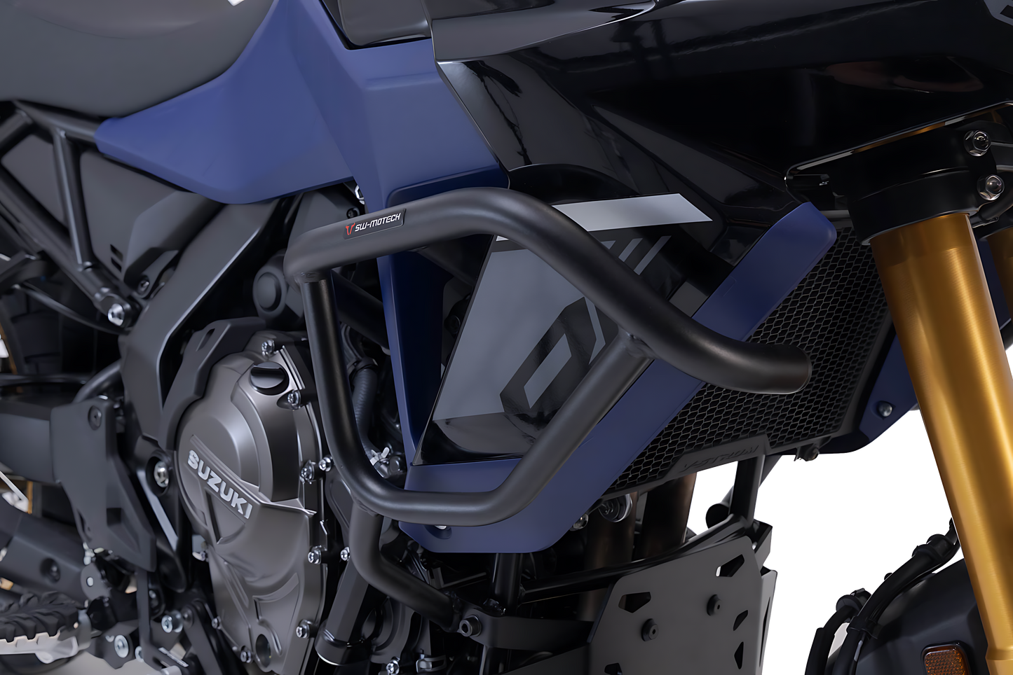 Protecciones laterales de motor Negro. Suzuki V-Strom 800 / 800DE (22-).