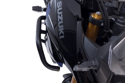 Protecciones laterales de motor Negro. Suzuki V-Strom 800 / 800DE (22-).