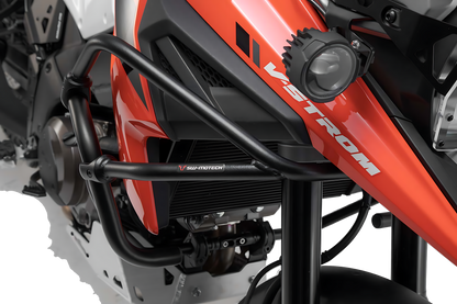 Protecciones superiores de motor Negro. Suzuki V-Strom 1050 (19-).