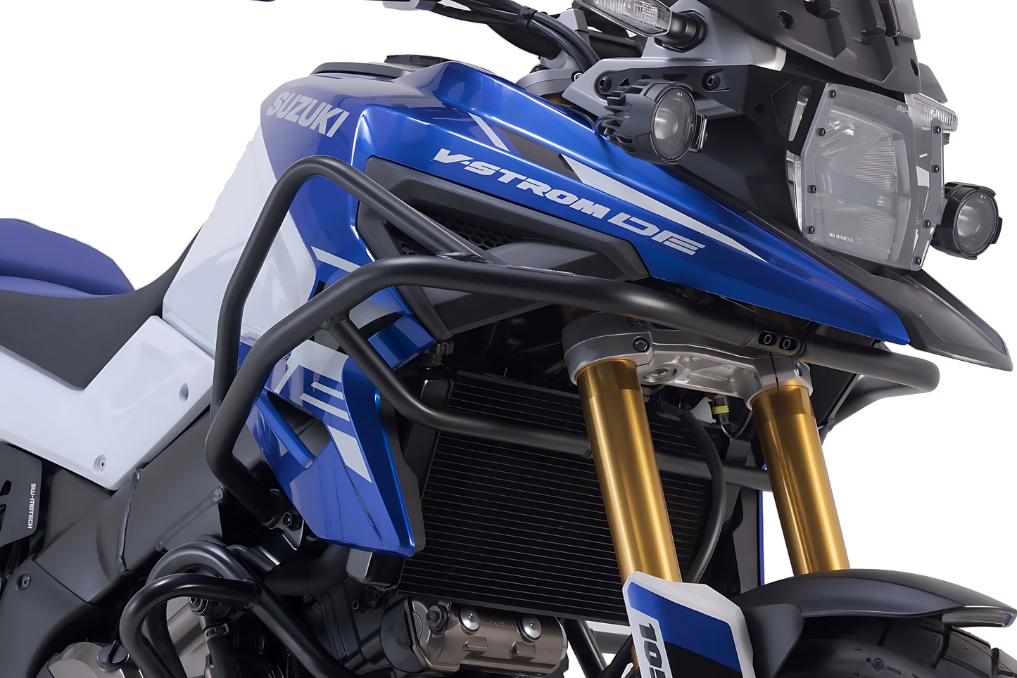 Protecciones laterales de motor Negro. Suzuki V-Strom 1050DE (21-).