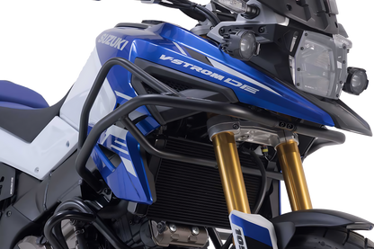 Protecciones laterales de motor Negro. Suzuki V-Strom 1050DE (21-).