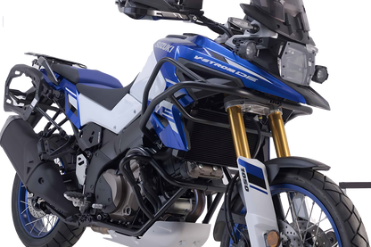 Protecciones laterales de motor Negro. Suzuki V-Strom 1050DE (21-).