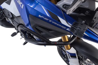 Protecciones laterales de motor Negro. Suzuki V-Strom 1050DE (21-).