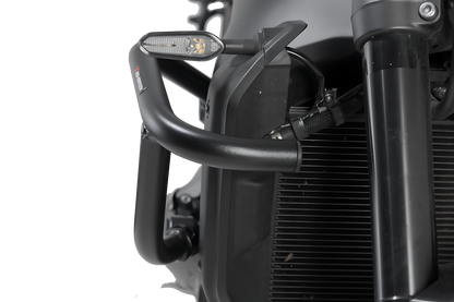 Protecciones laterales de motor Negro. Yamaha MT-09 / SP (20-), XSR900 (21-).