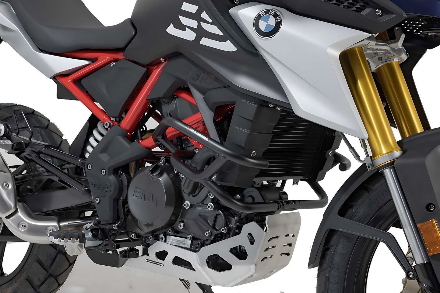 Protecciones laterales de motor Negro. BMW G310R (16-) / G 310 GS (17-).