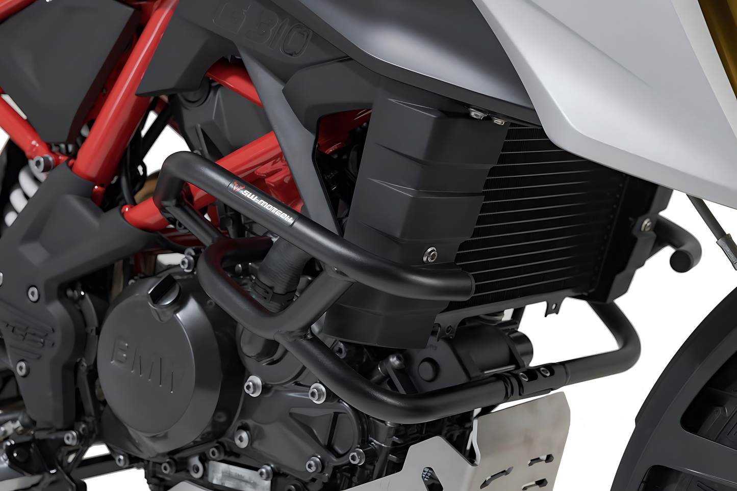 Protecciones laterales de motor Negro. BMW G310R (16-) / G 310 GS (17-).