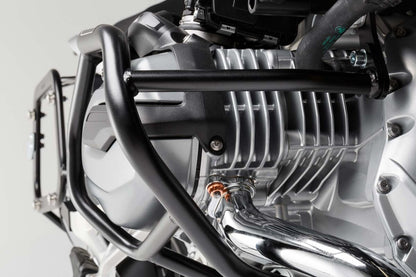 Protecciones laterales de motor. Negro. BMW R 1200 GS LC (12-18) / Rallye (16-18).