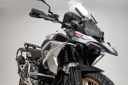 Protecciones superiores de motor. Acero inoxidable. R1200GS (16-), R1250GS (18-).