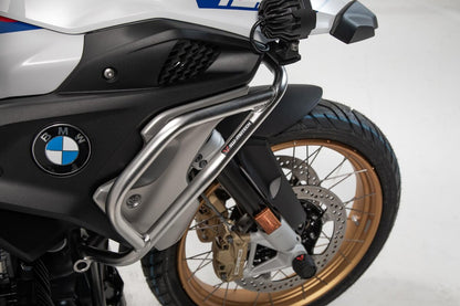 Protecciones superiores de motor. Acero inoxidable. R1200GS (16-), R1250GS (18-).