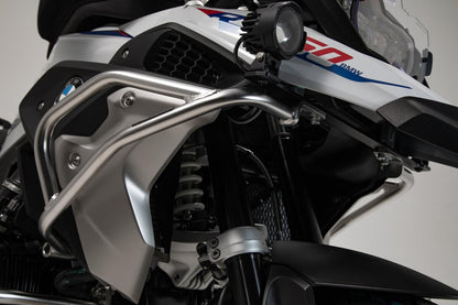 Protecciones superiores de motor. Acero inoxidable. R1200GS (16-), R1250GS (18-).