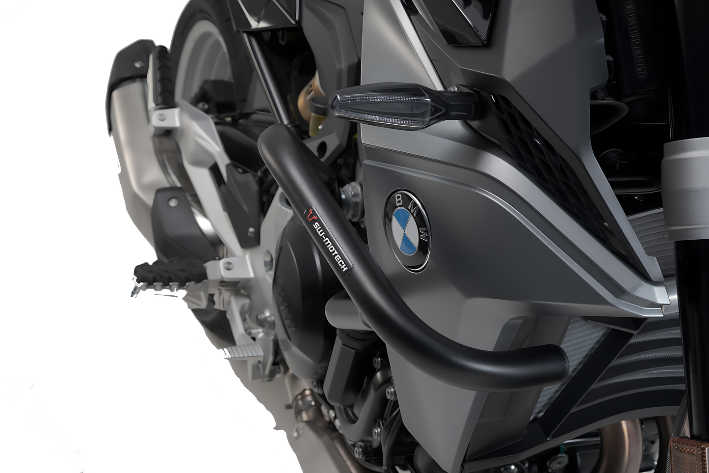 Protecciones laterales de motor Negro. BMW F 900 R (19-).