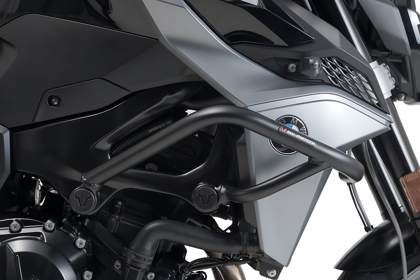 Protecciones laterales de motor Negro. BMW F 900 R (19-).