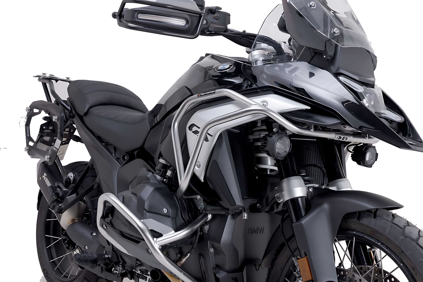 Protecciones superiores de motor Acero inoxidable. BMW R 1300 GS (23-). OEM SBL.