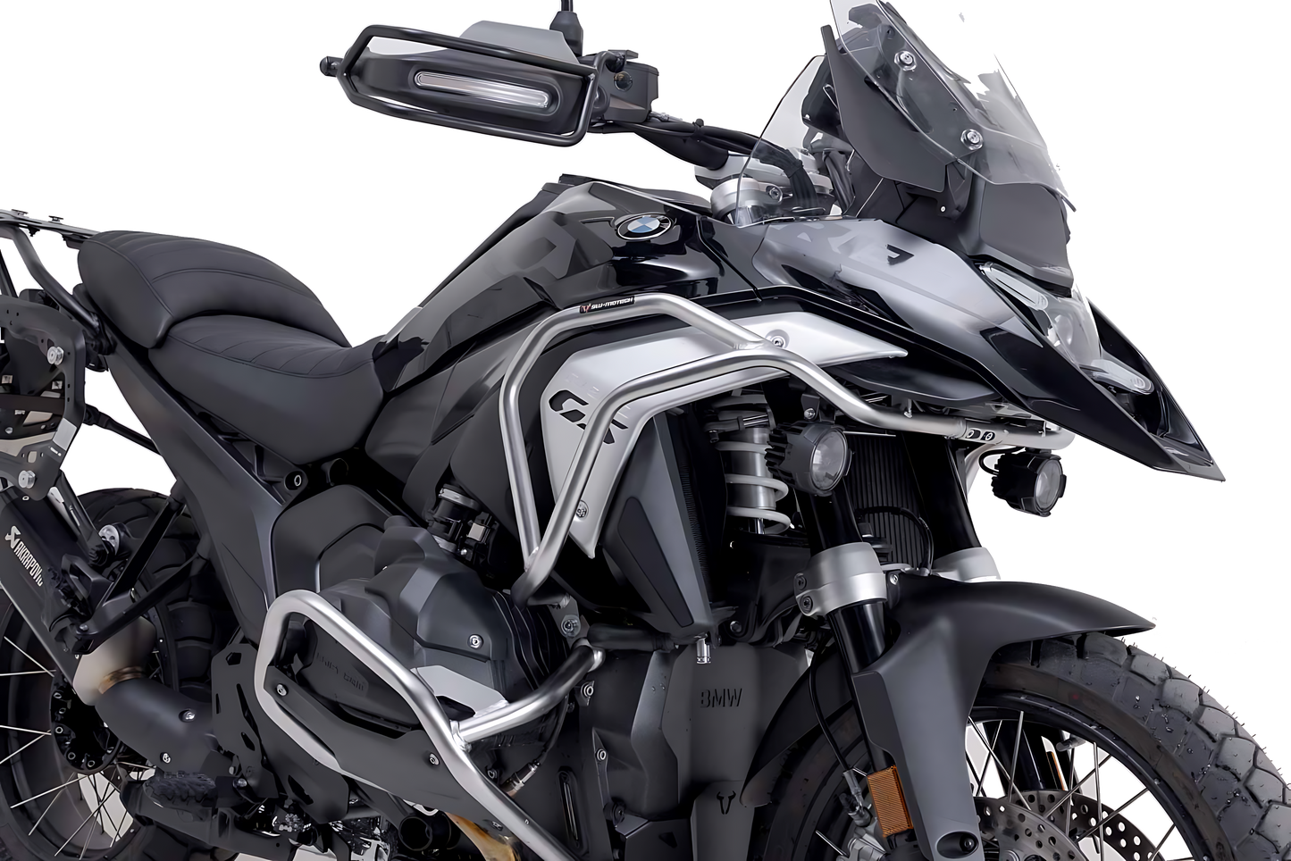 Protecciones superiores de motor Acero inoxidable. BMW R 1300 GS (23-). OEM SBL.