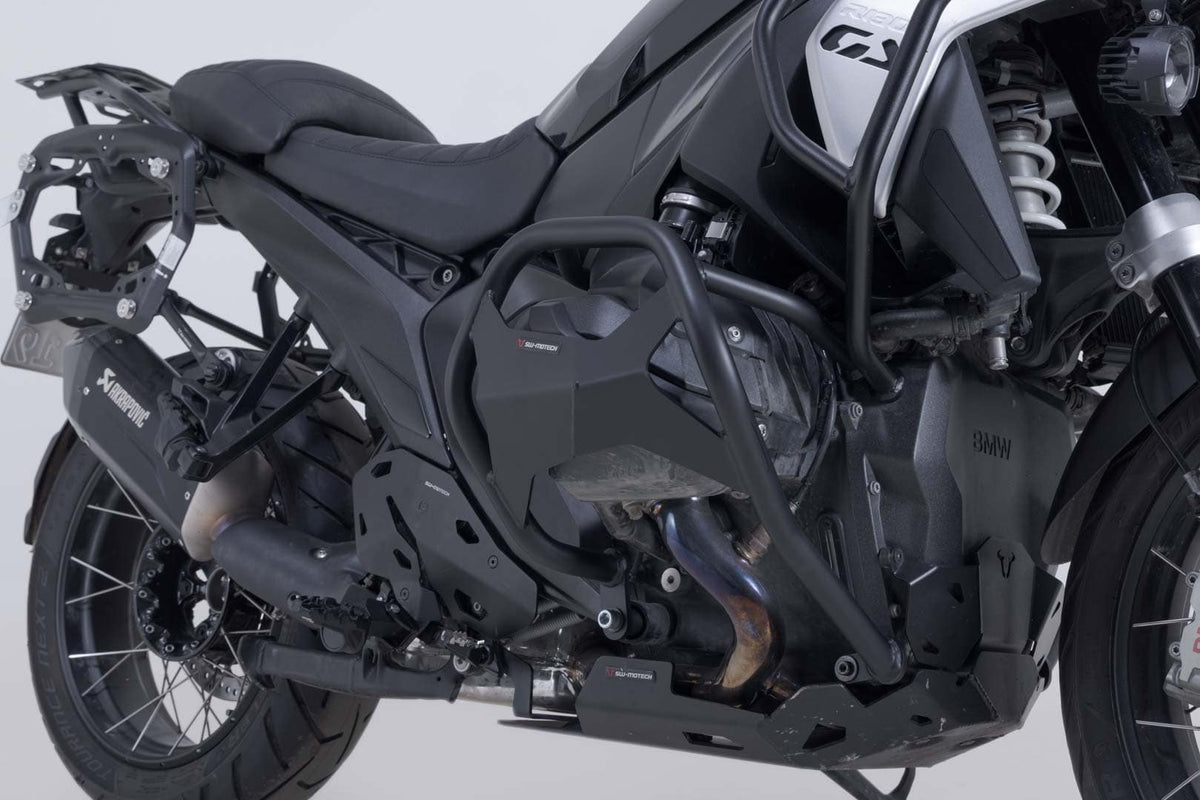 Protecciones laterales de motor Negro. BMW R 1300 GS (23-).