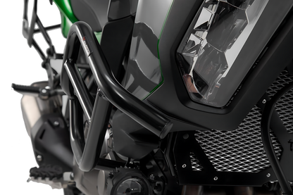 Protecciones laterales de motor Negro. Kawasaki Versys 1000 (18-).