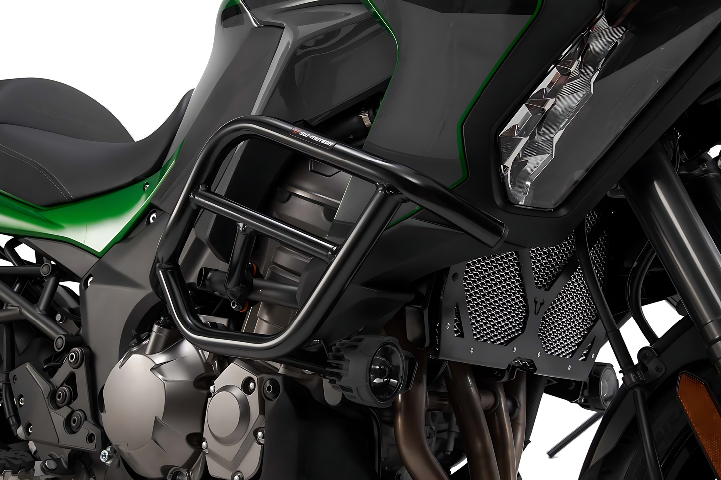 Protecciones laterales de motor Negro. Kawasaki Versys 1000 (18-).