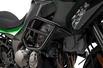 Protecciones laterales de motor Negro. Kawasaki Versys 1000 (18-).