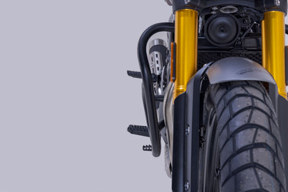Protecciones laterales de motor. Negro. Triumph Speed 400/Scrambler 400 X (23-).