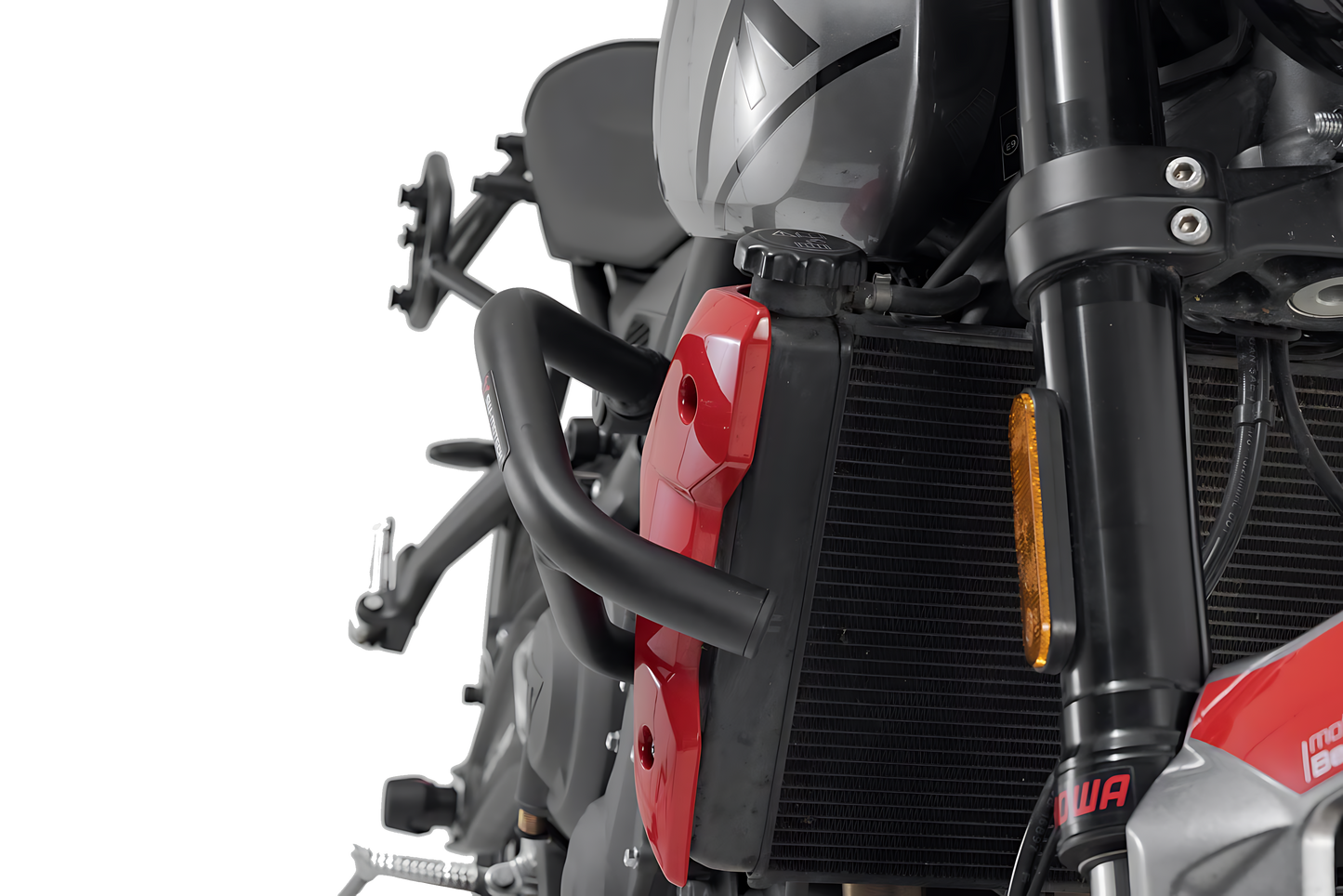 Protecciones laterales de motor Negro. Triumph Trident 660 (21-).