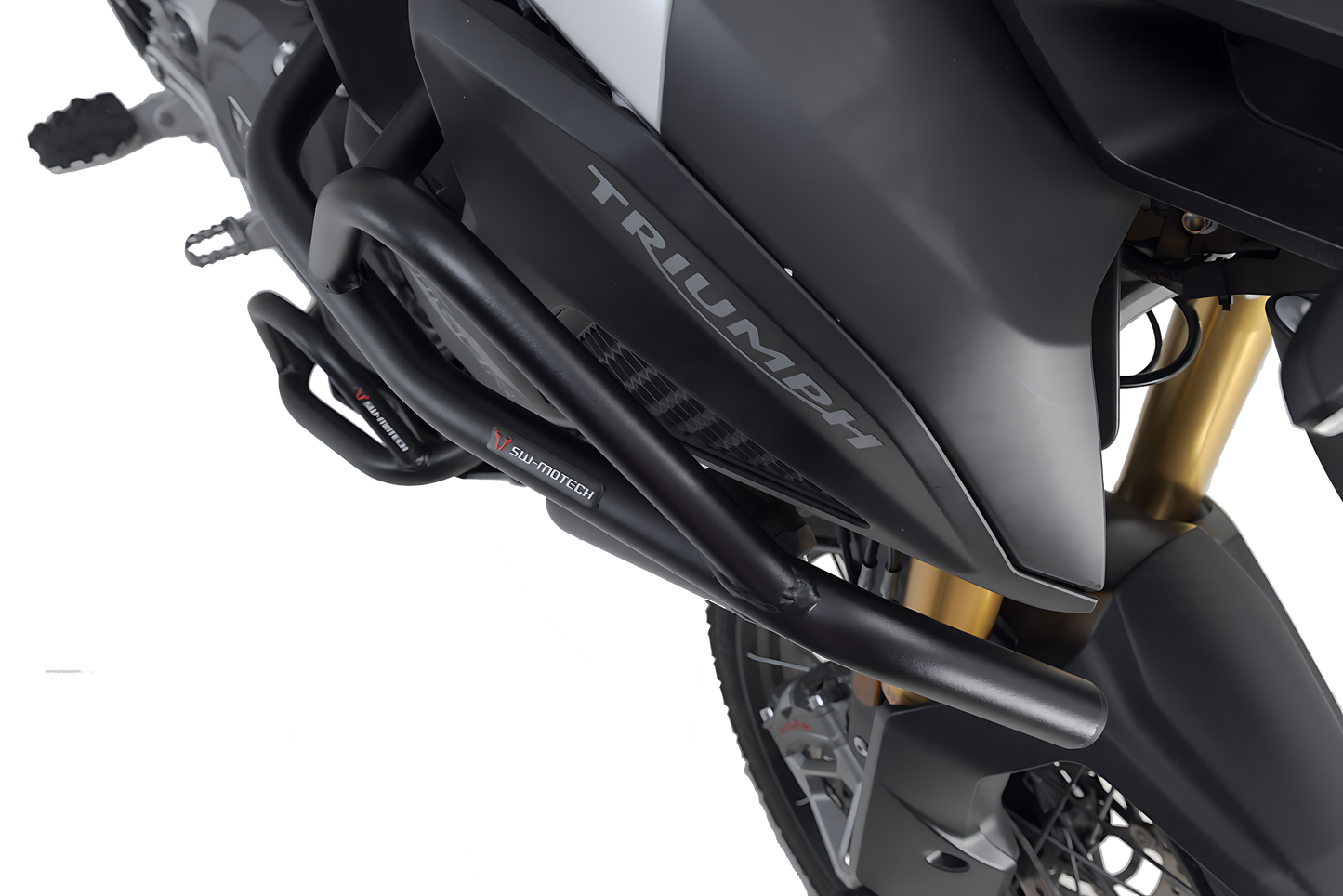 Protecciones superiores de motor Negro. Modelos Triumph Tiger 1200 (22-).