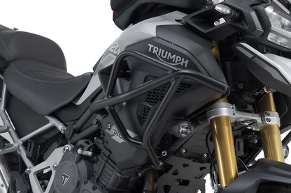 Protecciones superiores de motor Negro. Modelos Triumph Tiger 1200 (22-).