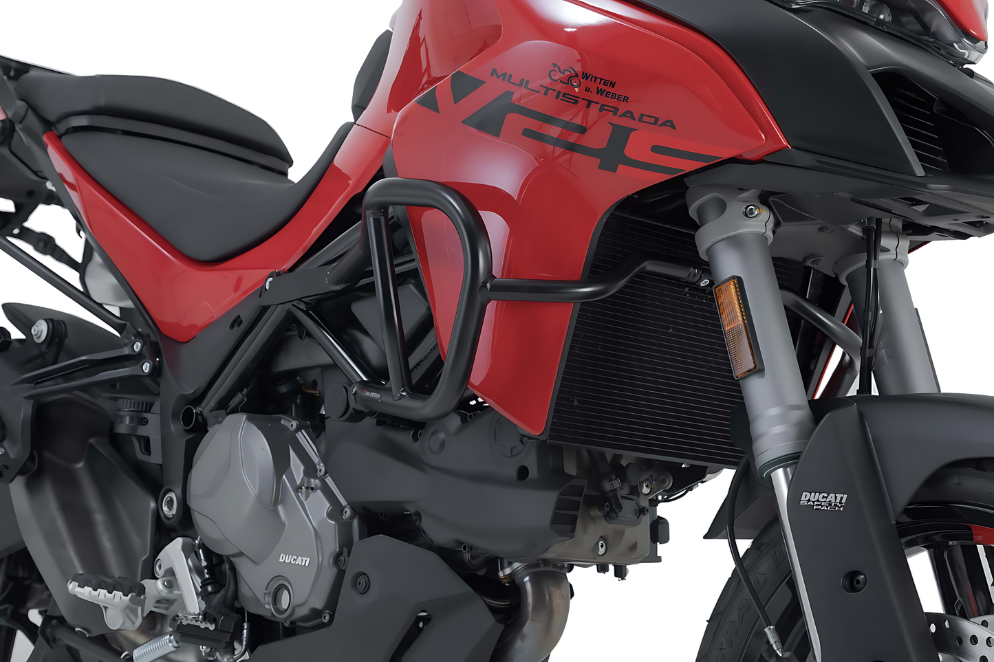 Protecciones laterales de motor Negro. Ducati Multistrada 1200/ 1260/ 950/ V2.