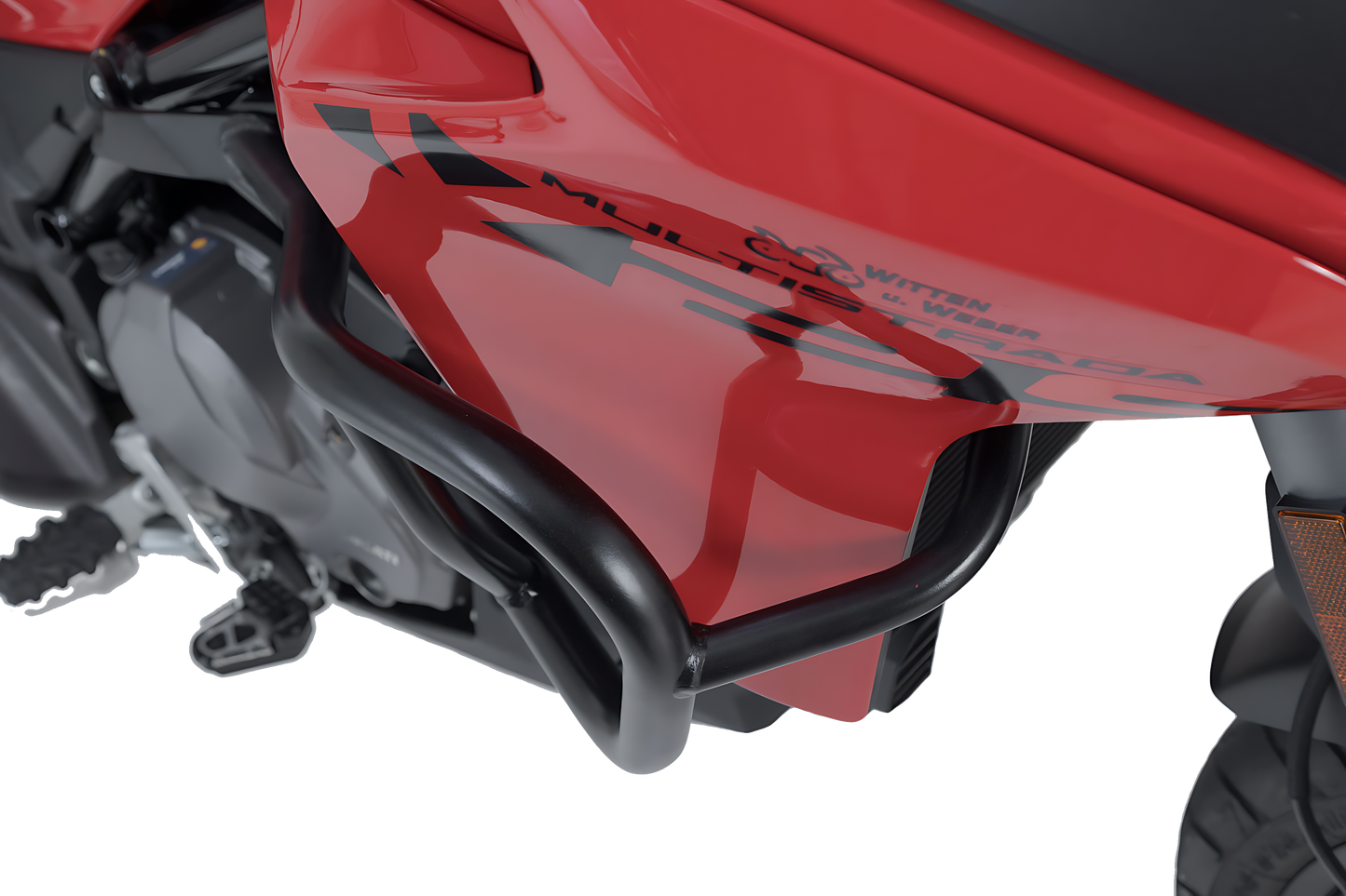 Protecciones laterales de motor Negro. Ducati Multistrada 1200/ 1260/ 950/ V2.