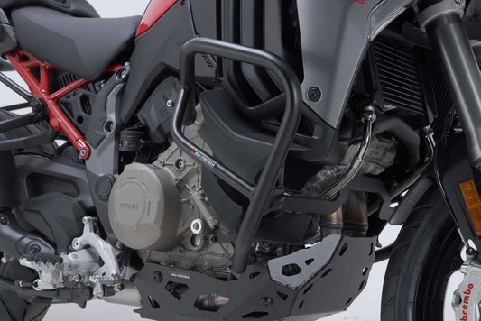 Protecciones laterales de motor. Negro. Ducati Multistrada V4 (20-).