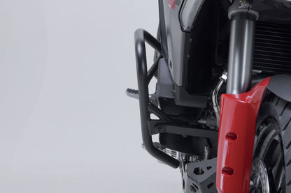 Protecciones laterales de motor. Negro. Ducati Multistrada V4 (20-).