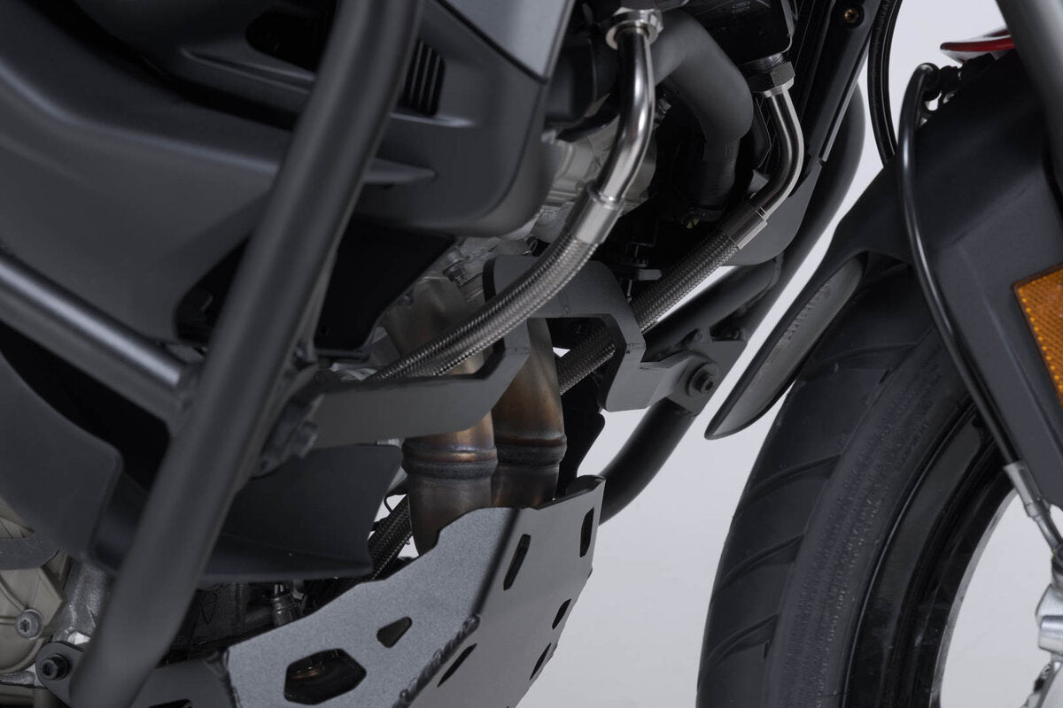 Protecciones laterales de motor. Negro. Ducati Multistrada V4 (20-).