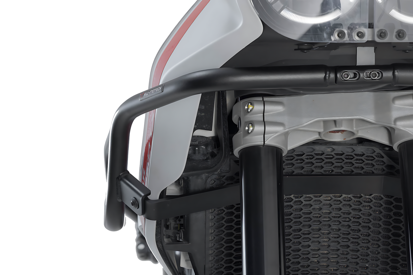 Protecciones laterales de motor Negro. Ducati DesertX (22-).