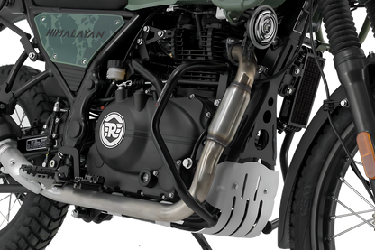 Protecciones laterales de motor Negro. Royal Enfield Himalayan (18-).