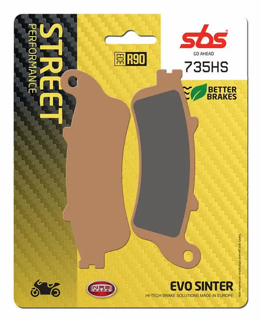 735HS, Pastilla frontal, Sinterizado