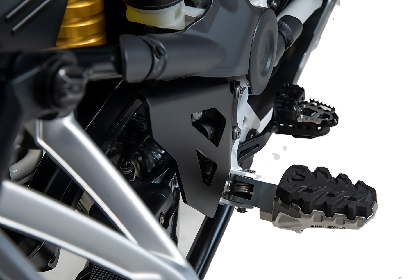 Set de protectores de bomba de freno Negro. BMW R 1200 GS, R 1250 GS.