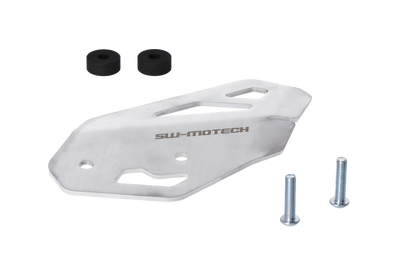 Protector de talón derecho Plateado. Triumph Tiger 900/GT/Rally/Pro (19-23).