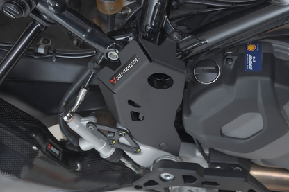 Protector de talón Negro. Ducati DesertX (22-) / Rally (23-).