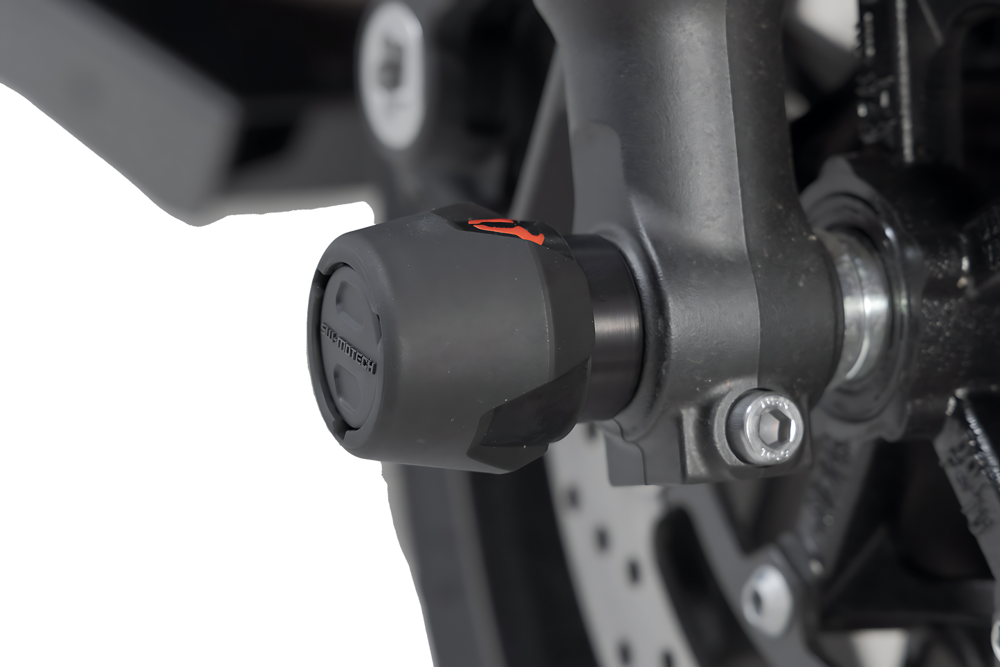 Kit de topes anticaidas para el eje delantero Negro. Yamaha MT-09/SP, XSR900, XT1200Z.