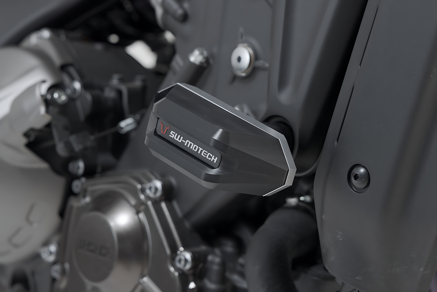 Kit de tope anticaidas Negro. Yamaha Tracer 9 (20-).