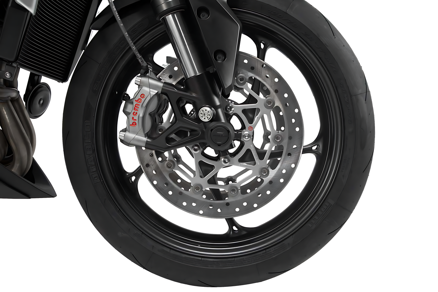 Kit de topes anticaidas para el eje delantero Negro. Yamaha MT-09/Tracer (13-16), XSR900/Abar.