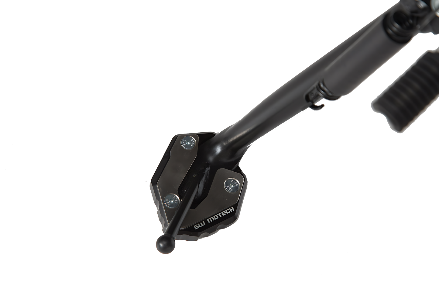 Extension para caballete lateral Negro/Plateado. Yamaha MT-09 Tracer, XSR900/Abart.