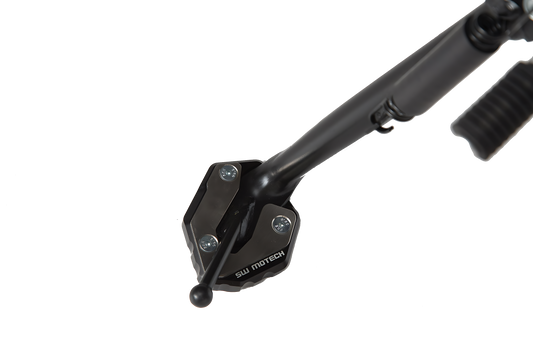 Extension para caballete lateral Negro/Plateado. Yamaha MT-09 Tracer, XSR900/Abart.