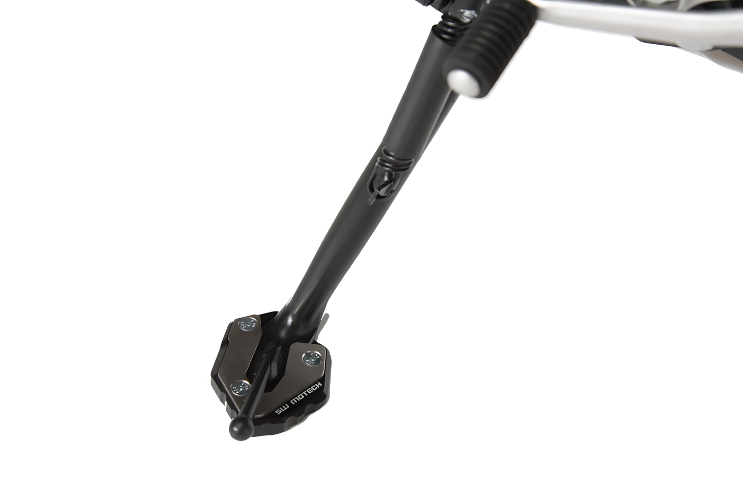 Extension para caballete lateral Negro/Plateado. Yamaha MT-09 Tracer, XSR900/Abart.