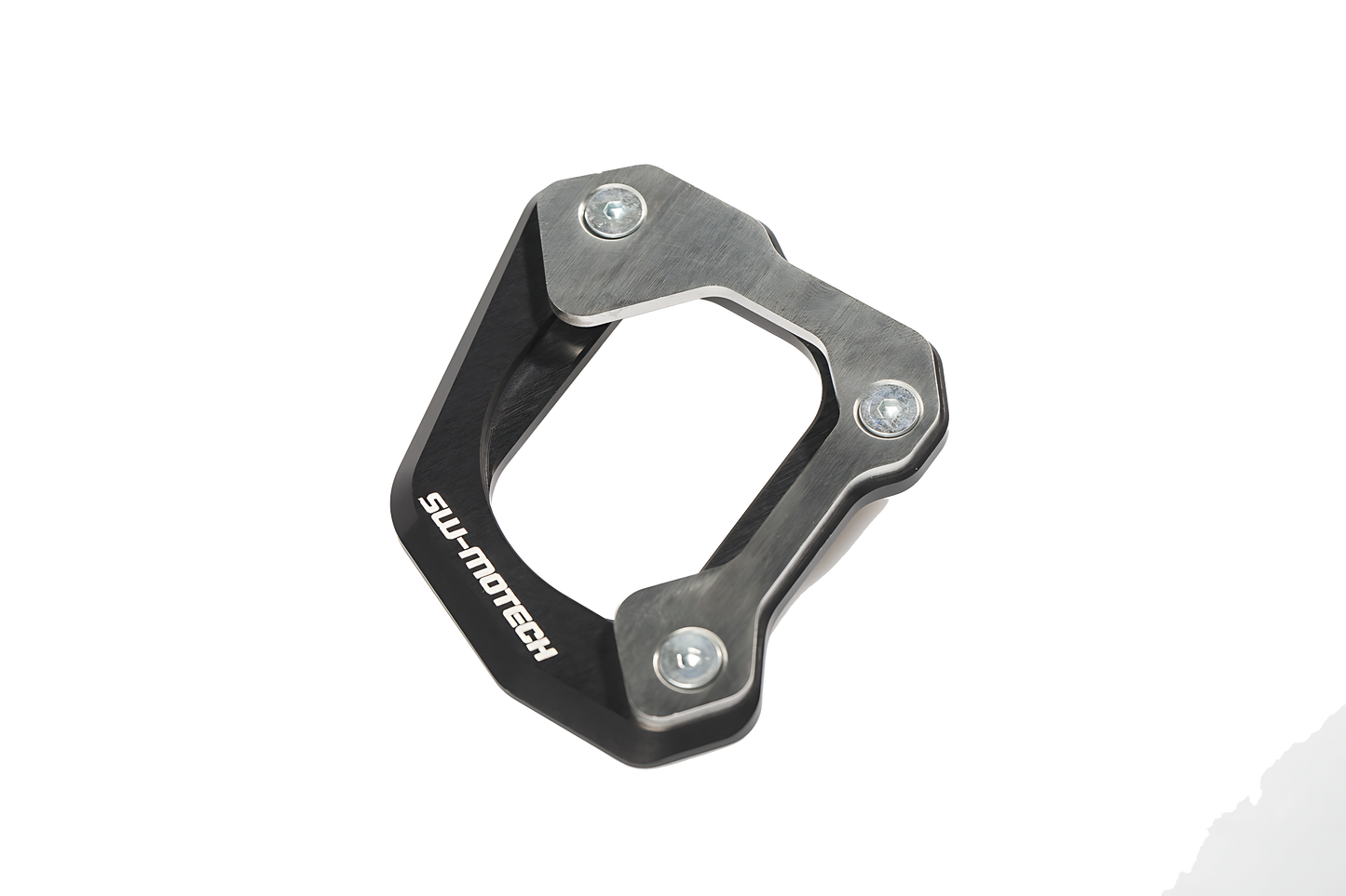 Extension para caballete lateral Negro/plateado. BMW F 800 GS/Adv, Husqvarna TR650.