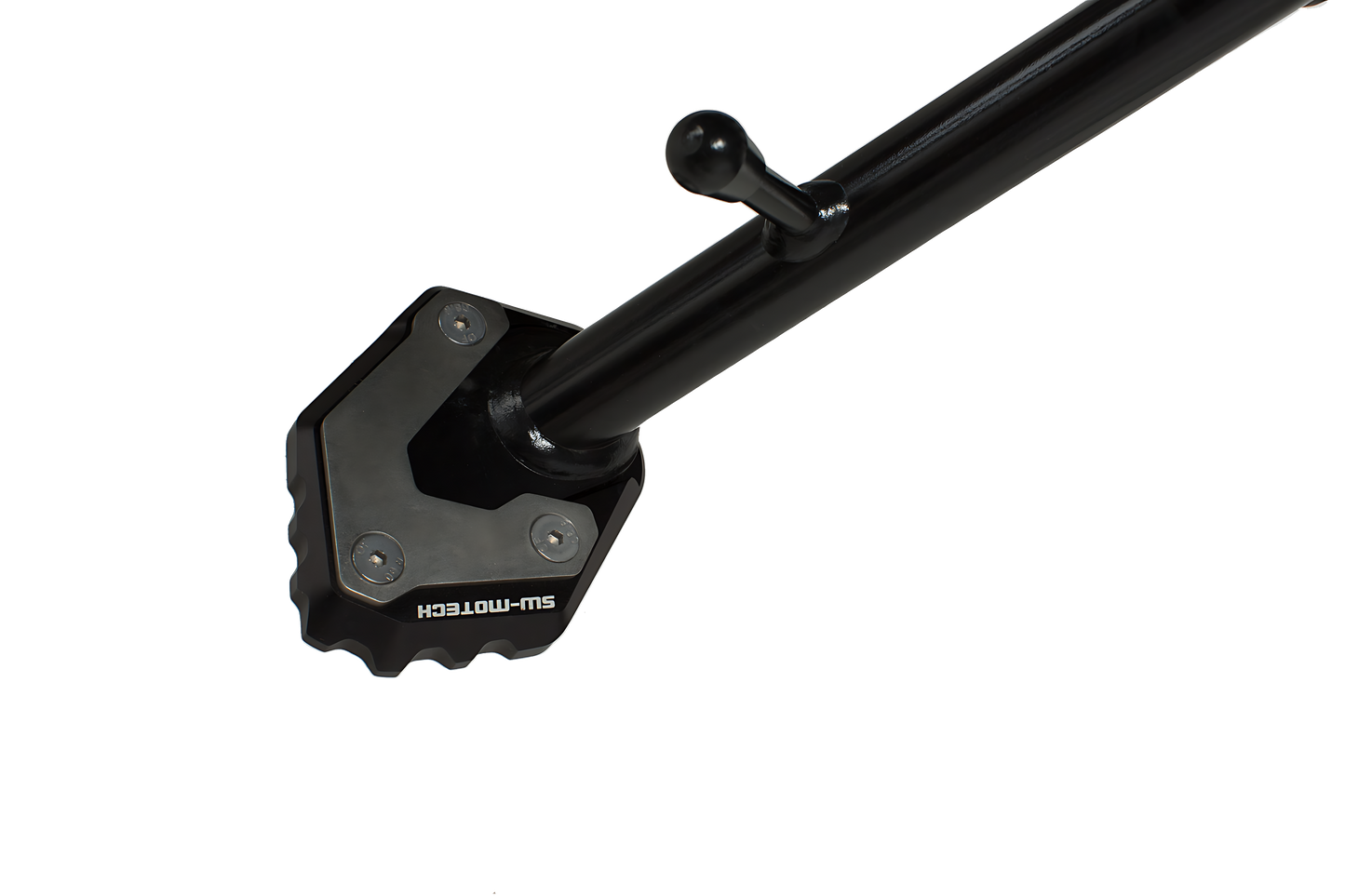 Extension para caballete lateral Negro/plateado. BMW R1200GS, R1250GS.