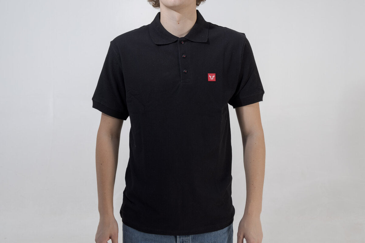 Polo. Core Line. Negro. Hombre.